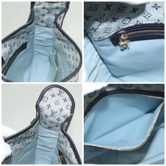LOUIS VUITTON Monogram mini Bussus Marie Kate Bag Blue - Picture 15 of 16
